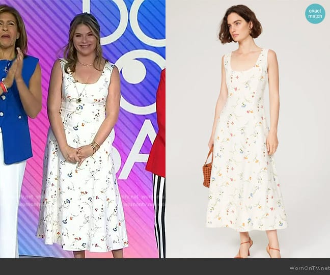 Polo Ralph Lauren Perce Day Dress worn by Jenna Bush Hager on Today