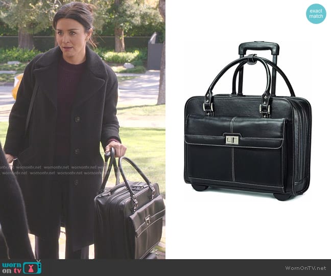 Samsonite Mobile Office Bag worn by Amelia Shepherd (Caterina Scorsone) on Greys Anatomy