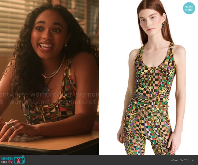 Siedres Neli Top worn by Tabitha 'Tabby' Hayworth (Chandler Kinney) on Pretty Little Liars Original Sin