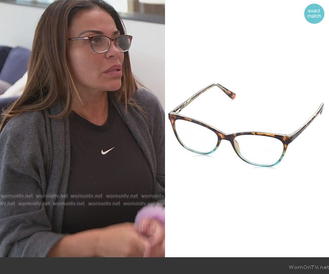 Sofia Vergara by Forster Grant Teresa Cat-Eye Reading Glasses worn by Dolores Catania on The Real Housewives of New Jersey