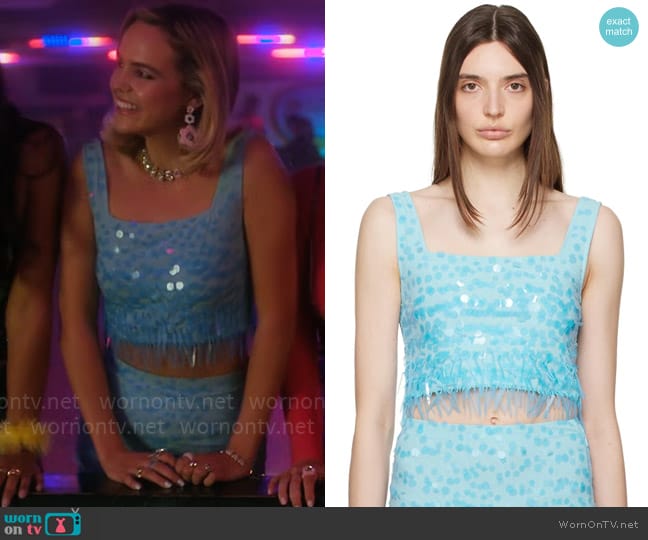 Staud Jasmin Tank Top worn by Imogen Adams (Bailee Madison) on Pretty Little Liars Original Sin