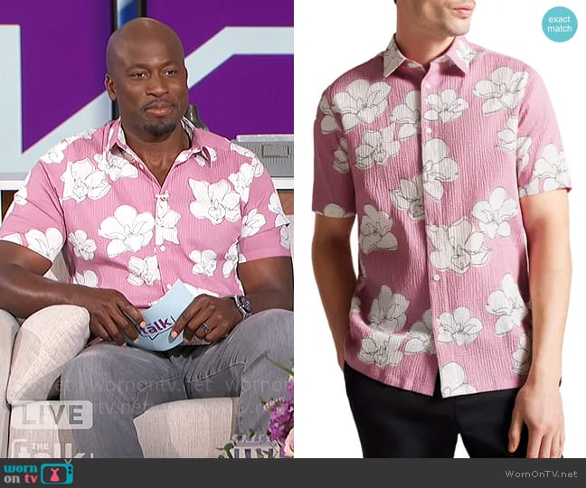 WornOnTV: Akbar’s pink floral shirt on The Talk | Akbar Gbajabiamila ...