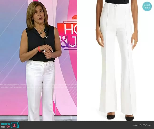 Veronica Beard Judy Flare Hem Pants worn by Hoda Kotb on Today