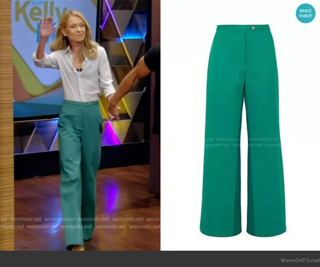 Acne Studios Tyrah Pants worn by Kelly Ripa on Live with Kelly and Mark