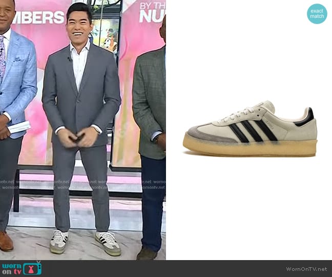 Adidas x Kith x Clarks Samba 8th Street Sneakers worn by Brian Cheung on Today