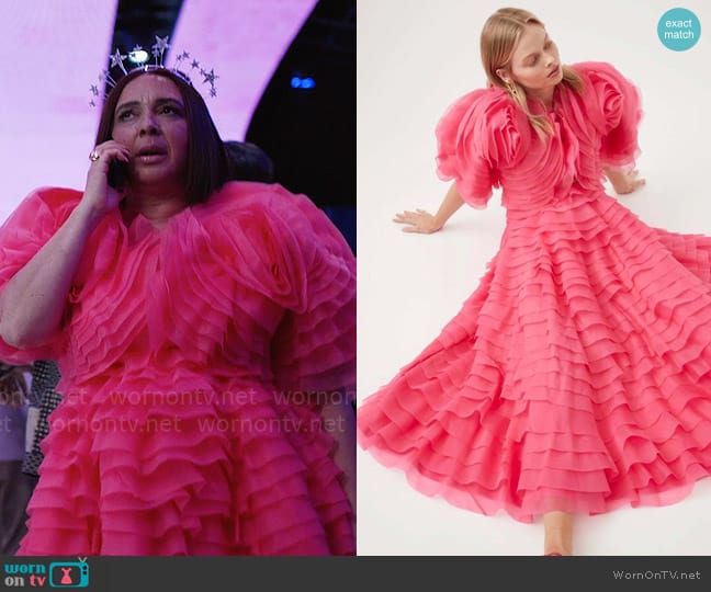 Aje Amour Dress worn by Molly Novak (Maya Rudolph) on Loot