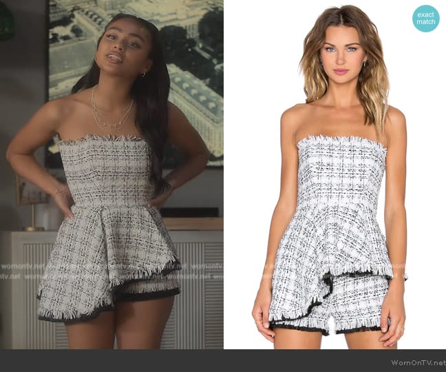 Alexis Jesse Top worn by Kiela (Daniella Perkins) on Grown-ish