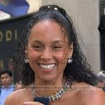 Alicia Keys’s pearl earrings on Today