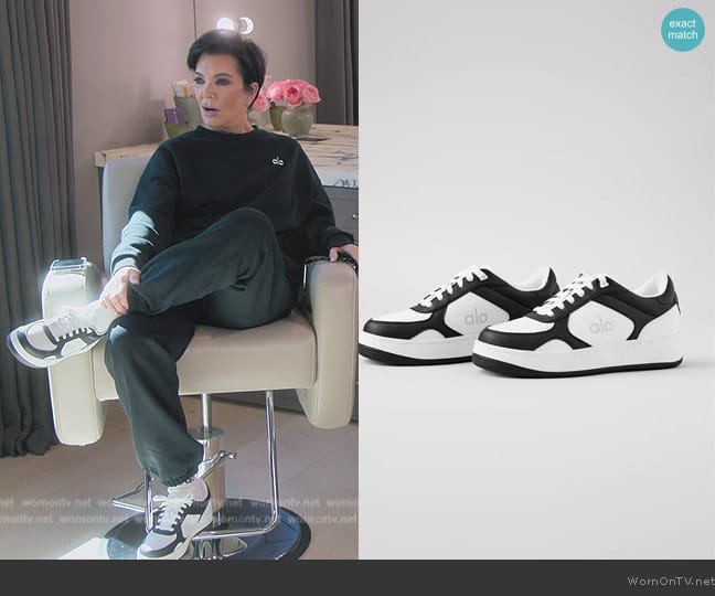 Alo Alo Recovery Mode Sneaker worn by Kris Jenner (Kris Jenner) on The Kardashians