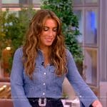 Alyssa’s denim shirt on The View