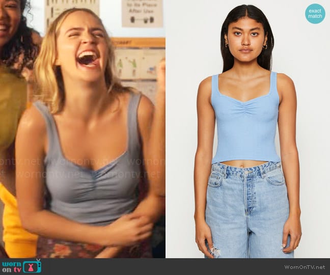 American Eagle Cinched Tank worn by Imogen Adams (Bailee Madison) on Pretty Little Liars Original Sin