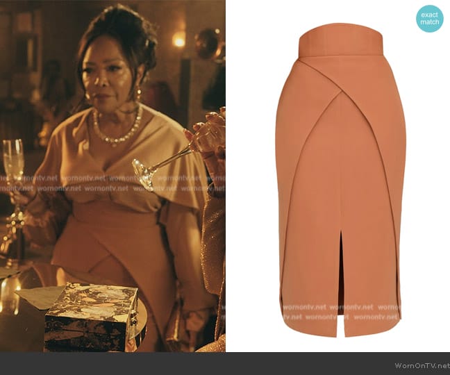 Alicia’s wrap skirt on The Chi