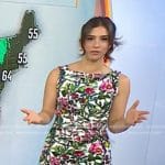 Angie Lassman’s floral sheath dress on Today