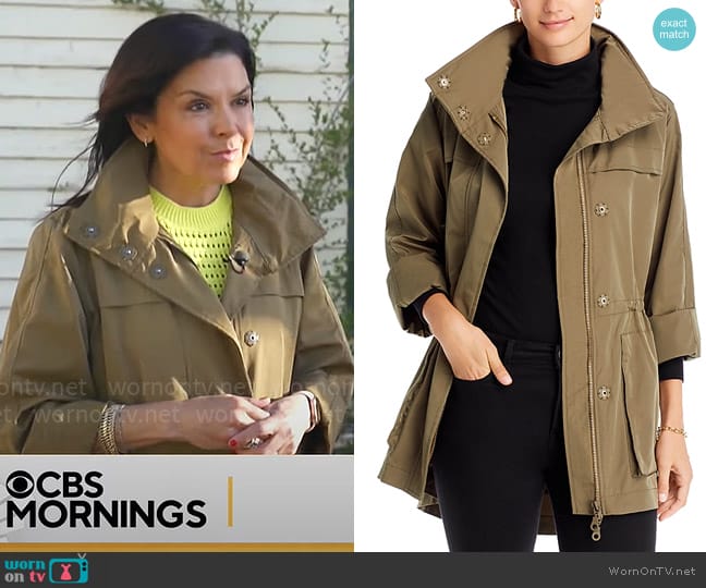 Anorak Fillmore Jacket worn by Meg Oliver on CBS Mornings