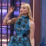 Anya Taylor-Joy’s blue metallic mini dress on The Kelly Clarkson Show