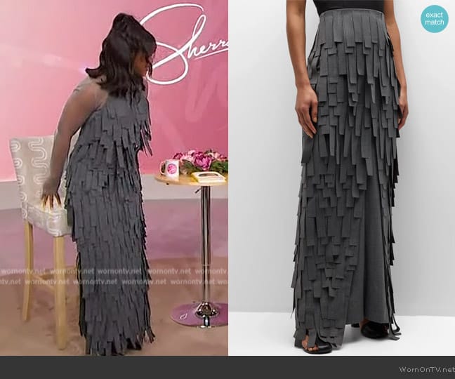 A.W.A.K.E. MODE Multi-Rectangle Skirt worn by Sarah Jakes Roberts on Sherri