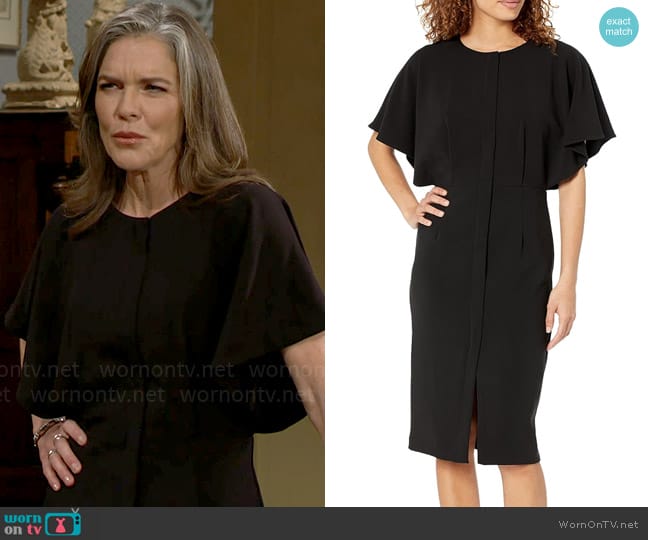 Black Halo Holland Dress worn by Diane Jenkins (Susan Walters) on The Young and the Restless