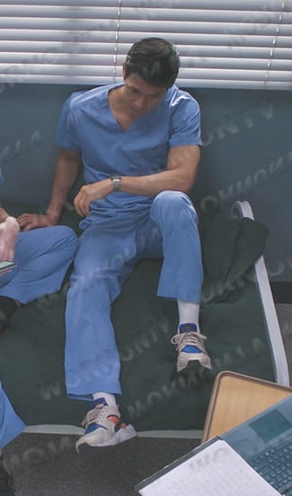 Blue’s colorblock sneakers on Greys Anatomy