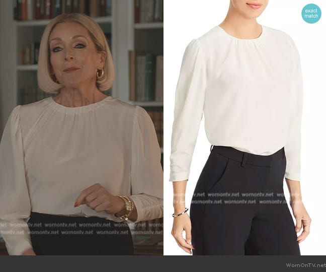 Boss Bagana Silk Top worn by Jane Krakowski (Jane Krakowski) on Elsbeth