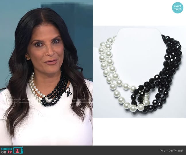 Boyer Yin Yang Choker with magnetic clasp worn by Darlene Rodriguez on Today