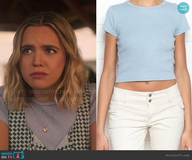 Brandy Melville Ashlyn Top worn by Imogen Adams (Bailee Madison) on Pretty Little Liars Original Sin