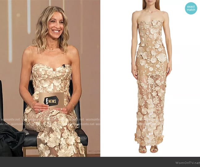 Bronx and Banco Jasmine Maxi Dress worn by Andrea Lavinthal on E! News