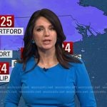 Maria’s blue button detail sheath dress on Today