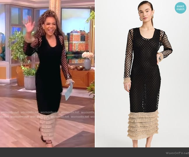 By Malene Birger Anae Dress worn by Sunny Hostin on The View