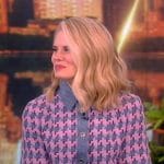 Celia Keenan-Bolger’s houndstooth tweed mini dress on The View