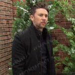 Chad’s black coat on Days of our Lives