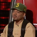 Chance’s beige sweatshirt on The Voice