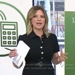 Christine Romans’ black polo dress on Today