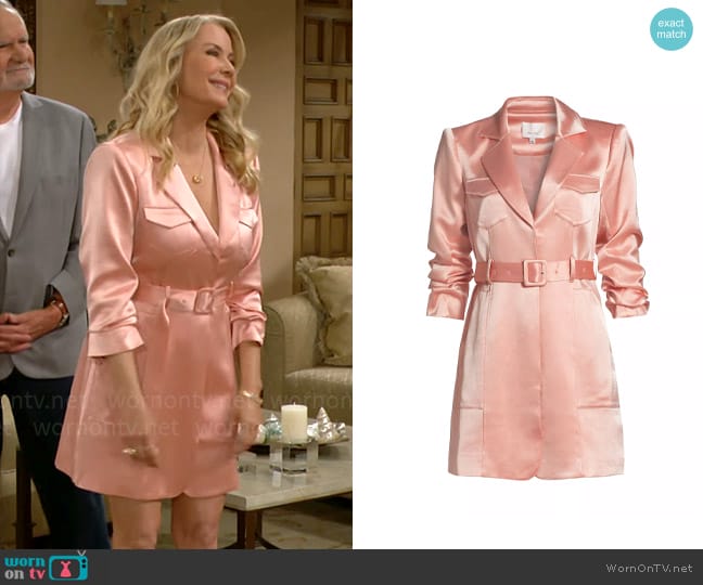 Cinq a Sept Laith Dress worn by Brooke Logan (Katherine Kelly Lang) on The Bold and the Beautiful