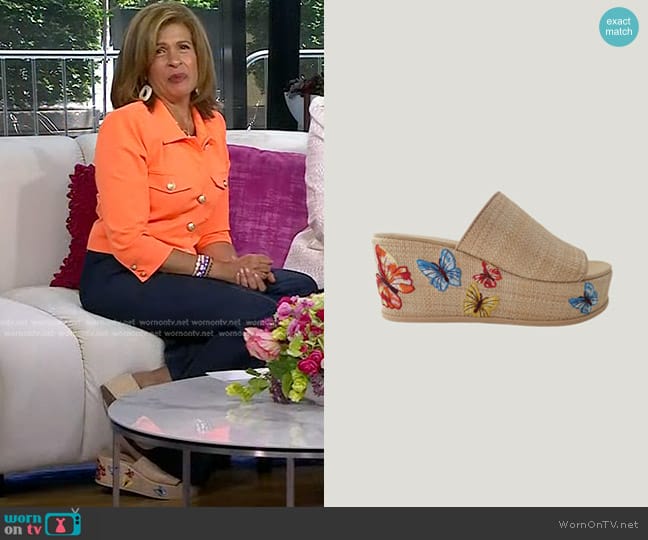 Common Comfort The Penny Sandals worn by Hoda Kotb on Today