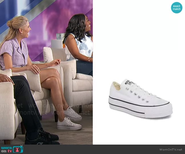 Converse Chuck Taylor® All Star® Platform Sneaker worn by Amanda Kloots on The Talk