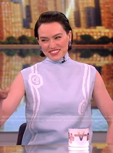 Daisy Ridley's floral dress on The View