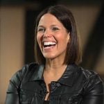 Dana’s leather trucker jacket on CBS Mornings