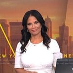 Darlene’s white sheath dress on Today
