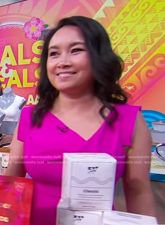 Debbie Wei Mullin’s pink dress on Good Morning America