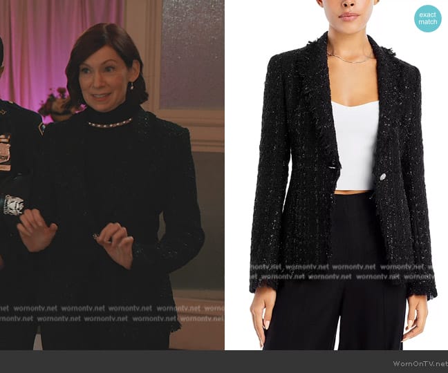 Derek Lam 10 Crosby Adelaide Fringe Blazer worn by Elsbeth Tascioni (Carrie Preston) on Elsbeth