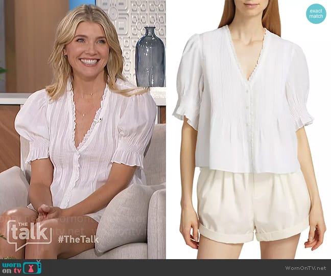 Doen Karlie Top worn by Amanda Kloots on The Talk