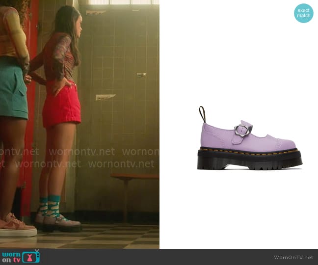 Dr Martens Addina Flower Oxfords worn by Minnie 'Mouse' Honrada (Malia Pyles) on Pretty Little Liars Original Sin