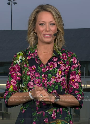 Dylan Dreyer’s floral print dress on Today