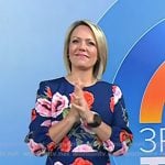 Dylan's blue floral dress on Today