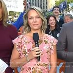 Dylan’s pink floral midi dress on Today