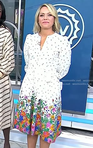 Dylan's white floral dress on Today