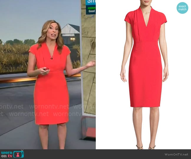 Elie Tahari Gerarda Dress worn by Stephanie Abrams on CBS Mornings