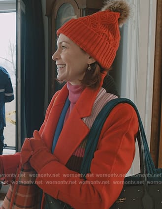 Elsbeth’s red beanie on Elsbeth