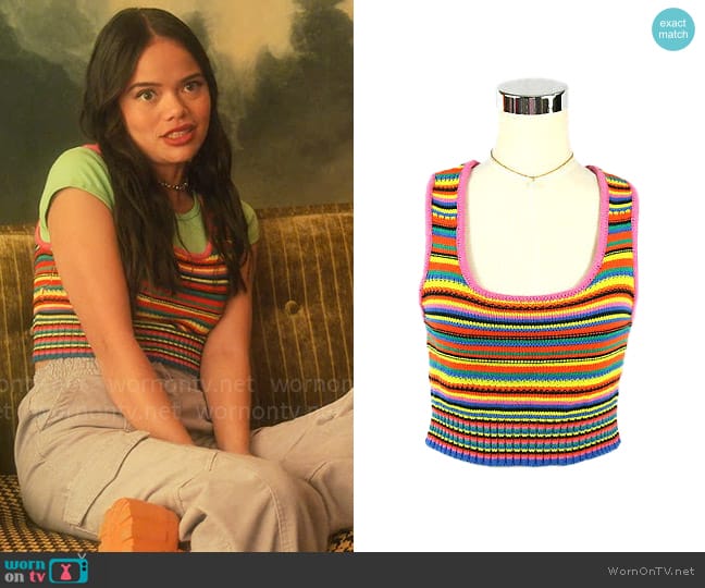 Forever 21 Knit Tank worn by Minnie 'Mouse' Honrada (Malia Pyles) on Pretty Little Liars Original Sin