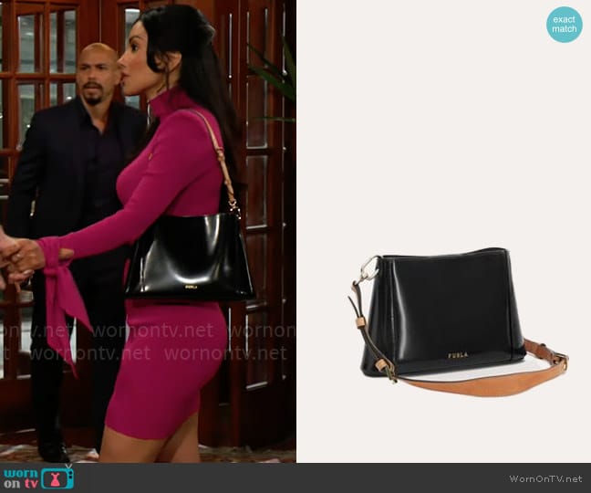 Furla Fleur Bag worn by Audra Charles (Zuleyka Silver) on The Young and the Restless